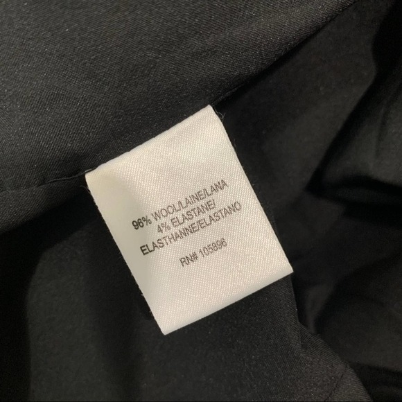 WORTH NEW YORK Color Block Wrap Structured Tailored Blazer Wool/Elastane Dress - Picture 7 of 9